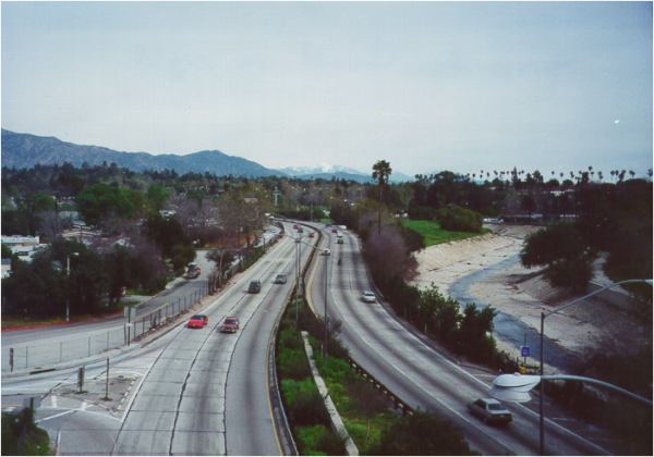 Aerial View of Arroyo Seco Parkway